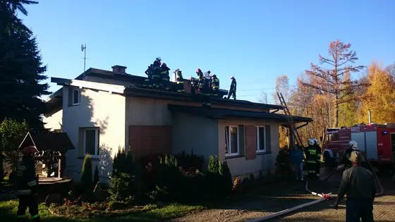 Pożar sadzy w kominie — zdjęcie 10