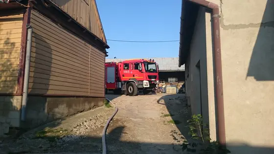 Pożar tartaku