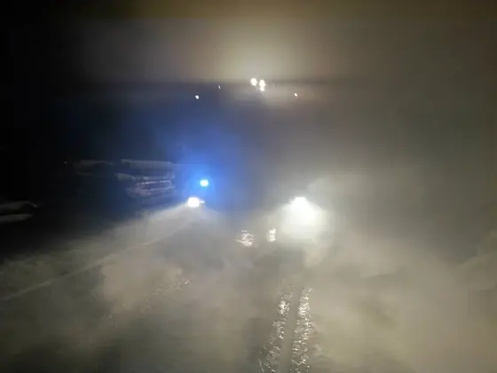Pożar tartaku w Owczarach – 02.01.2015 — zdjęcie 5