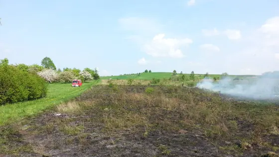 Pożar traw – 02.05.2014 — zdjęcie 3