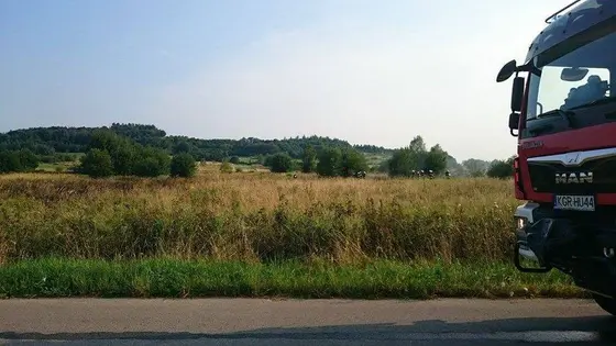 Pożar traw – 10.08.2015