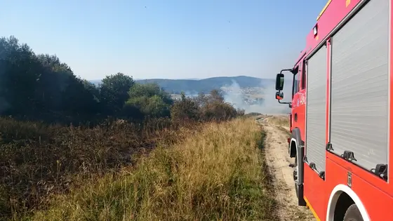 Pożar traw – 01.09.2015 — zdjęcie 10