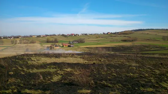 Pożar traw – 22.03.2014 — zdjęcie 24