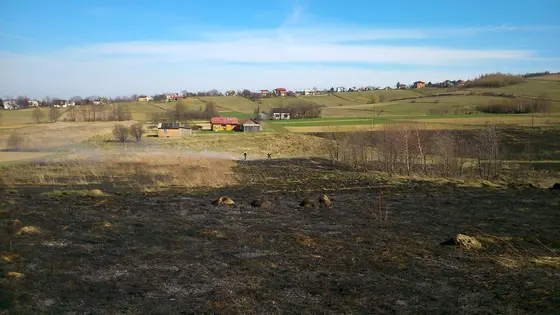 Pożar traw – 22.03.2014 — zdjęcie 42