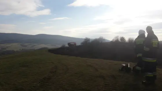 Pożar traw – 29.03.2015