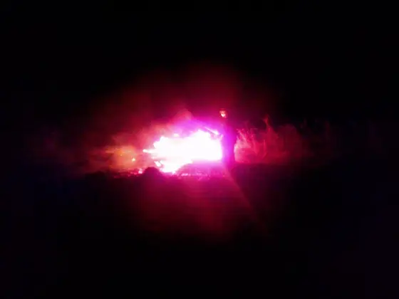 Pożar traw – Bednarka 14.03.2014r. — zdjęcie 2