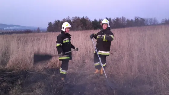Pożar traw 25.03.2016 — zdjęcie 21