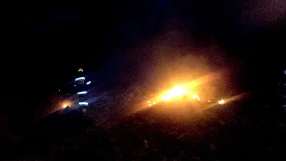 Pożar traw – po raz kolejny 10.04.2015r. — zdjęcie 2