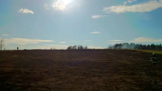 Pożar traw — 10.04.2015 — zdjęcie 54
