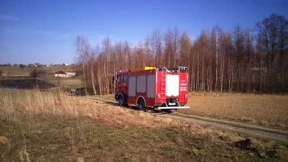 Pożar traw — 10.04.2015 — zdjęcie 55