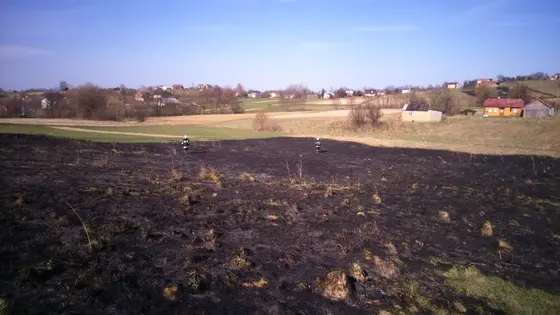 Pożar traw — 10.04.2015 — zdjęcie 63