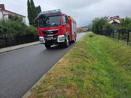 Pożar w piwnicy — Pagorzyna, 02.07.2026 — zdjęcie 2