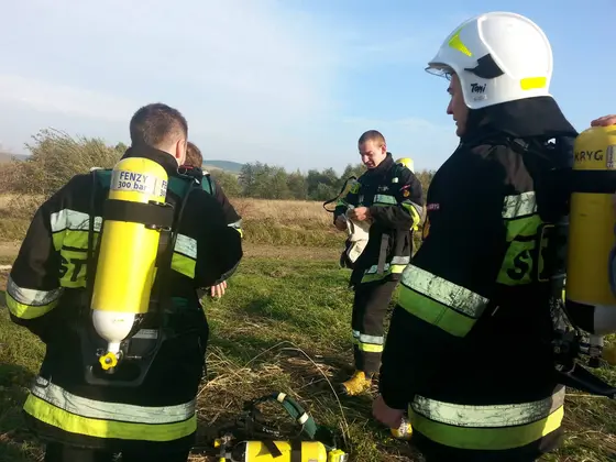 Przygotowania do biegu barbórkowego w Wieliczce – 02.11.2014 — zdjęcie 2