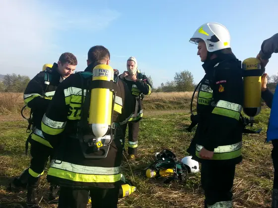 Przygotowania do biegu barbórkowego w Wieliczce – 02.11.2014 — zdjęcie 3