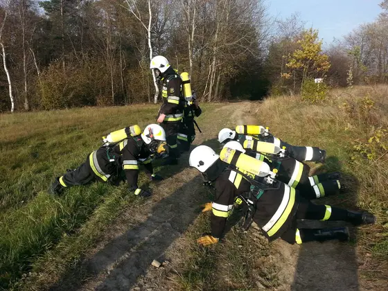 Przygotowania do biegu barbórkowego w Wieliczce – 02.11.2014 — zdjęcie 8