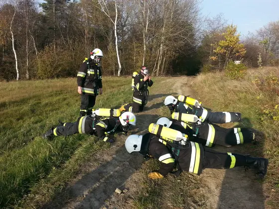 Przygotowania do biegu barbórkowego w Wieliczce – 02.11.2014 — zdjęcie 10