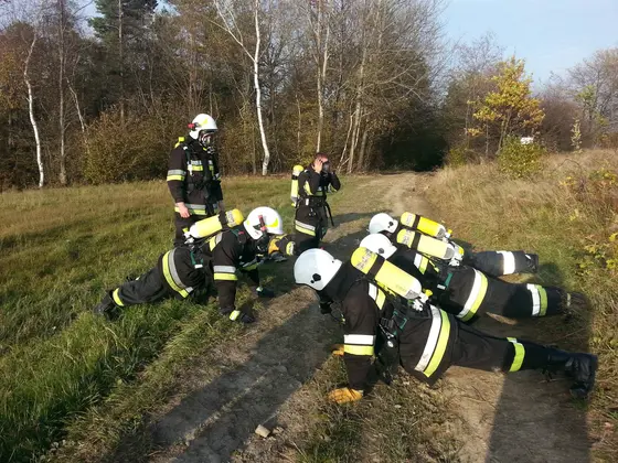 Przygotowania do biegu barbórkowego w Wieliczce – 02.11.2014 — zdjęcie 11