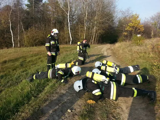 Przygotowania do biegu barbórkowego w Wieliczce – 02.11.2014 — zdjęcie 12