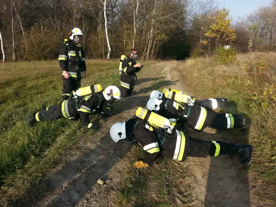 Przygotowania do biegu barbórkowego w Wieliczce – 02.11.2014 — zdjęcie 13