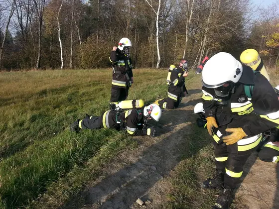 Przygotowania do biegu barbórkowego w Wieliczce – 02.11.2014 — zdjęcie 15