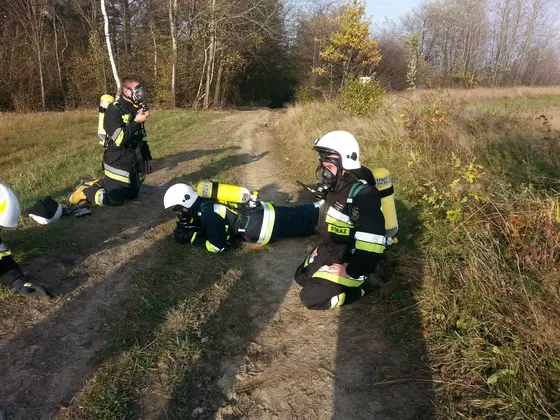 Przygotowania do biegu barbórkowego w Wieliczce – 02.11.2014 — zdjęcie 16