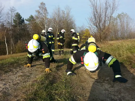 Przygotowania do biegu barbórkowego w Wieliczce – 02.11.2014 — zdjęcie 26