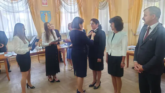 Sesja Rady Gminy Lipinki — odznaczenia — zdjęcie 7