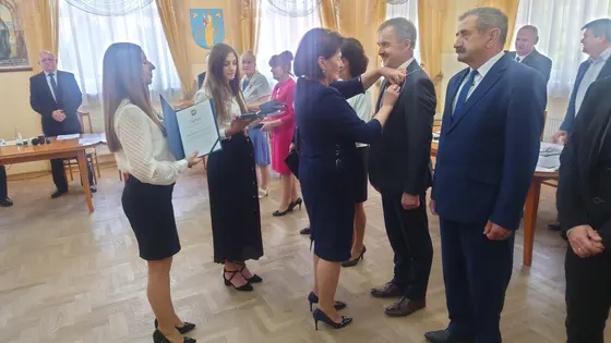 Sesja Rady Gminy Lipinki — odznaczenia — zdjęcie 12