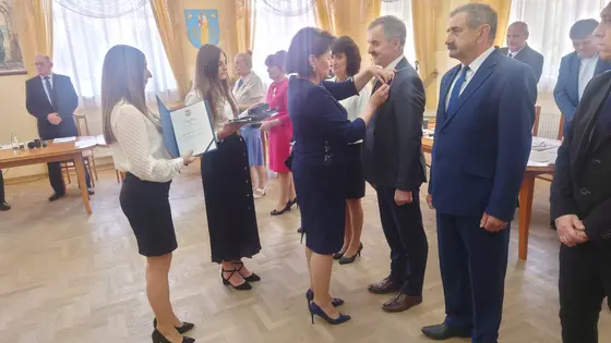 Sesja Rady Gminy Lipinki — odznaczenia — zdjęcie 13