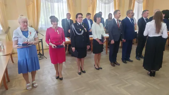 Sesja Rady Gminy Lipinki — odznaczenia — zdjęcie 18