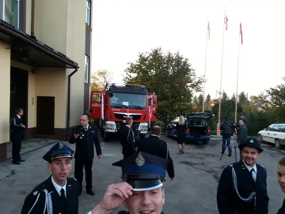 Uroczystość poświęcenia samochodu MAN — 04.10.2014