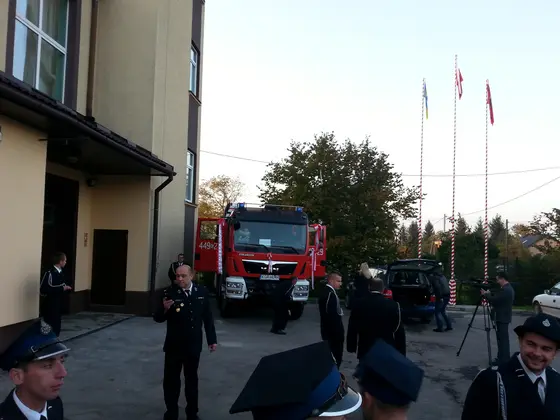 Uroczystość poświęcenia samochodu MAN — 04.10.2014 — zdjęcie 2