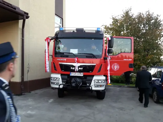 Uroczystość poświęcenia samochodu MAN — 04.10.2014 — zdjęcie 4