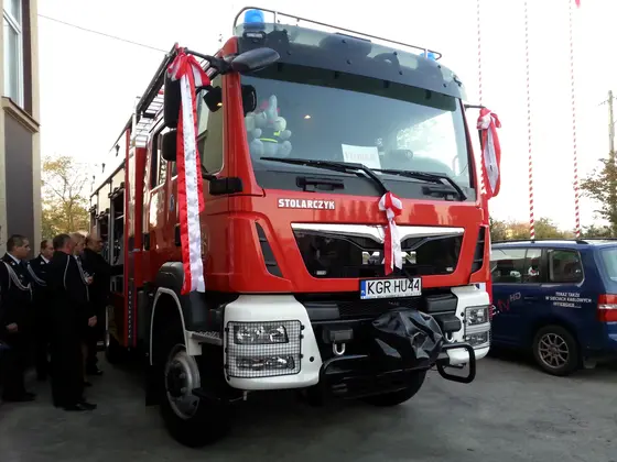 Uroczystość poświęcenia samochodu MAN — 04.10.2014 — zdjęcie 9