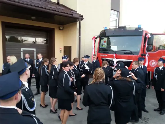 Uroczystość poświęcenia samochodu MAN — 04.10.2014 — zdjęcie 13