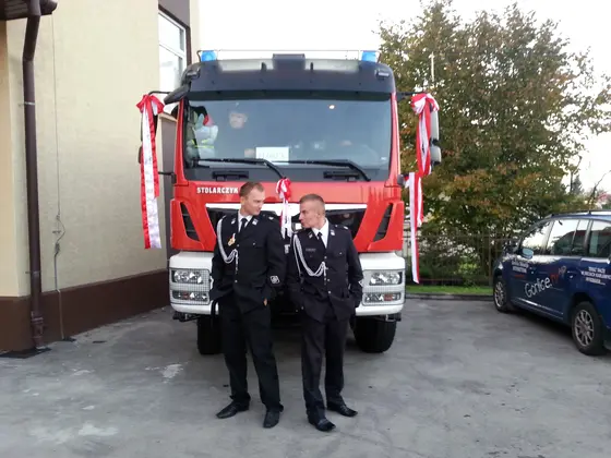 Uroczystość poświęcenia samochodu MAN — 04.10.2014 — zdjęcie 41