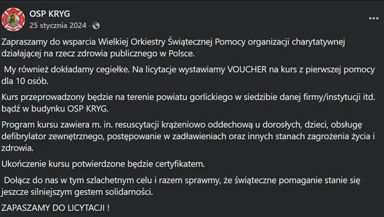 WOŚP licytacja i światełko do nieba — zdjęcie 10