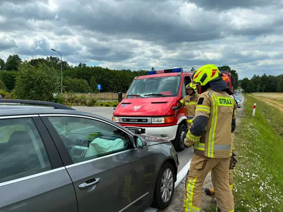 Wypadek na drodze wojewódzkiej — 04.07.2026 — zdjęcie 3