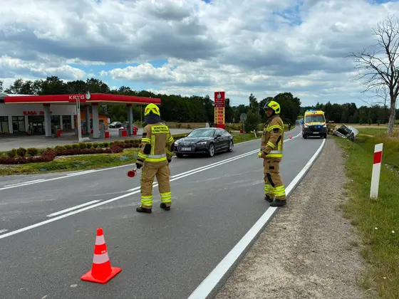 Wypadek na drodze wojewódzkiej — 04.07.2026 — zdjęcie 4