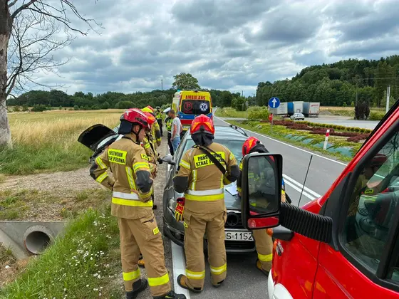 Wypadek na drodze wojewódzkiej — 04.07.2026 — zdjęcie 5