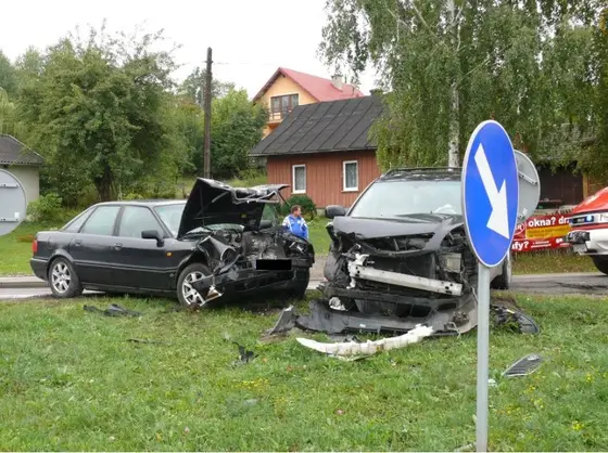 Wypadek na drodze wojewódzkiej 993 – 12.09.2013
