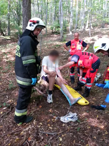 Wypadek turysty – 07.09.2014 — zdjęcie 12
