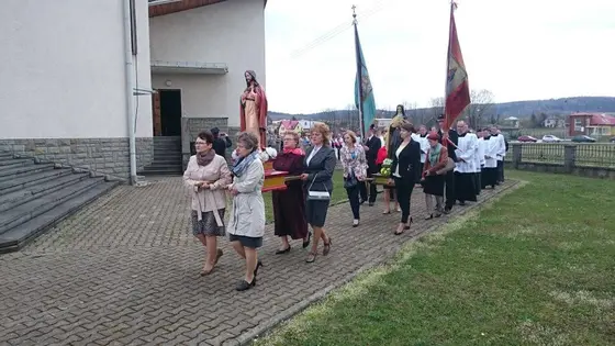 XVI Pielgrzymka do Wójtowej-12.04.2015 — zdjęcie 10