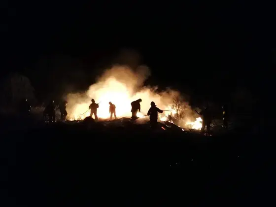 Działania gaśnicze — 9 kwietnia 2018