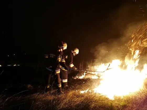 Działania gaśnicze — 11 kwietnia 2018