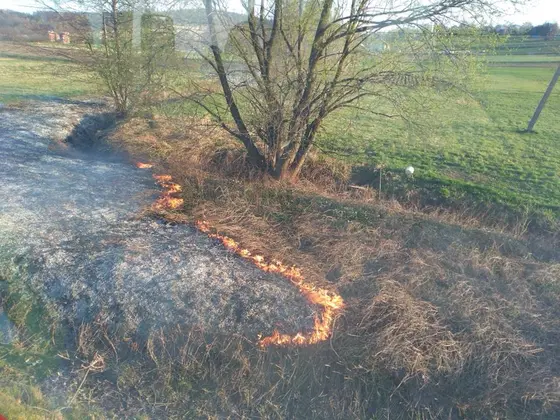 Działania gaśnicze — 12 kwietnia 2018