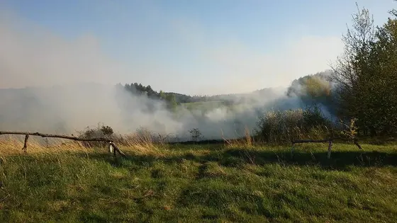 Działania gaśnicze — 21 kwietnia 2018