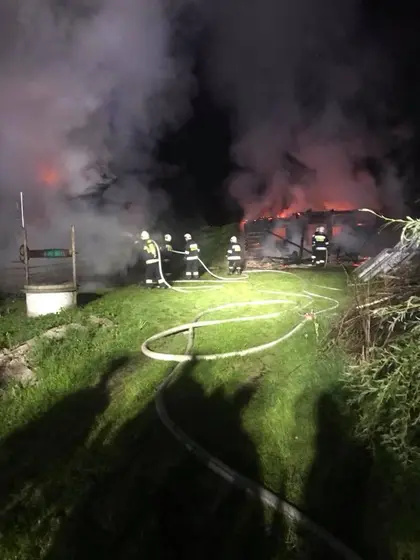 Działania gaśnicze — 13 maja 2018