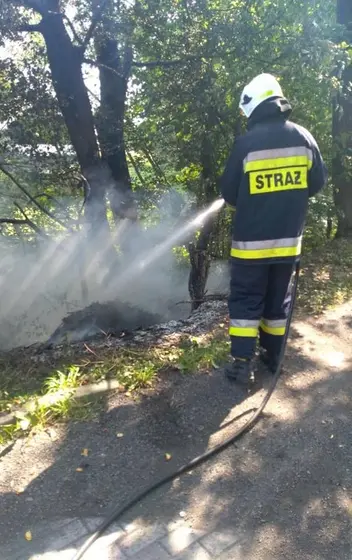 Działania gaśnicze — 9 sierpnia 2018