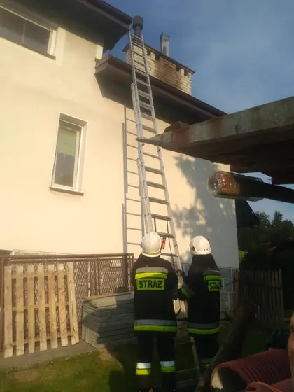 Działania gaśnicze — 9 sierpnia 2018 — zdjęcie 3
